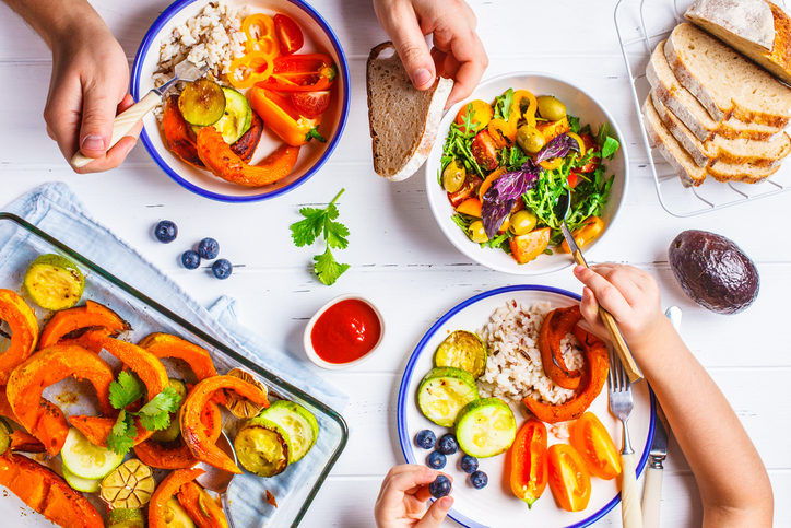 Vegan lunch with Kids