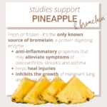 pineapple nutrition bromelain