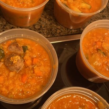 Easy red lentil soup