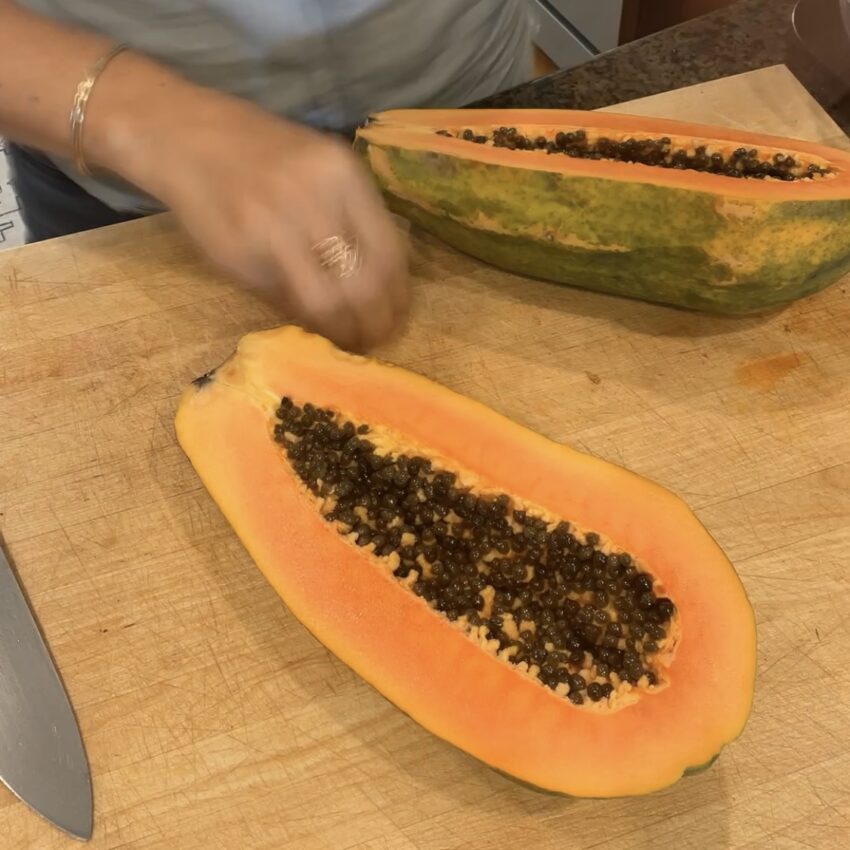 How To Cut Papaya Step By Step Miss Nutritious Eats