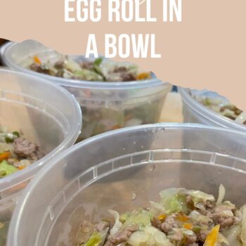 Egg Roll meal prep