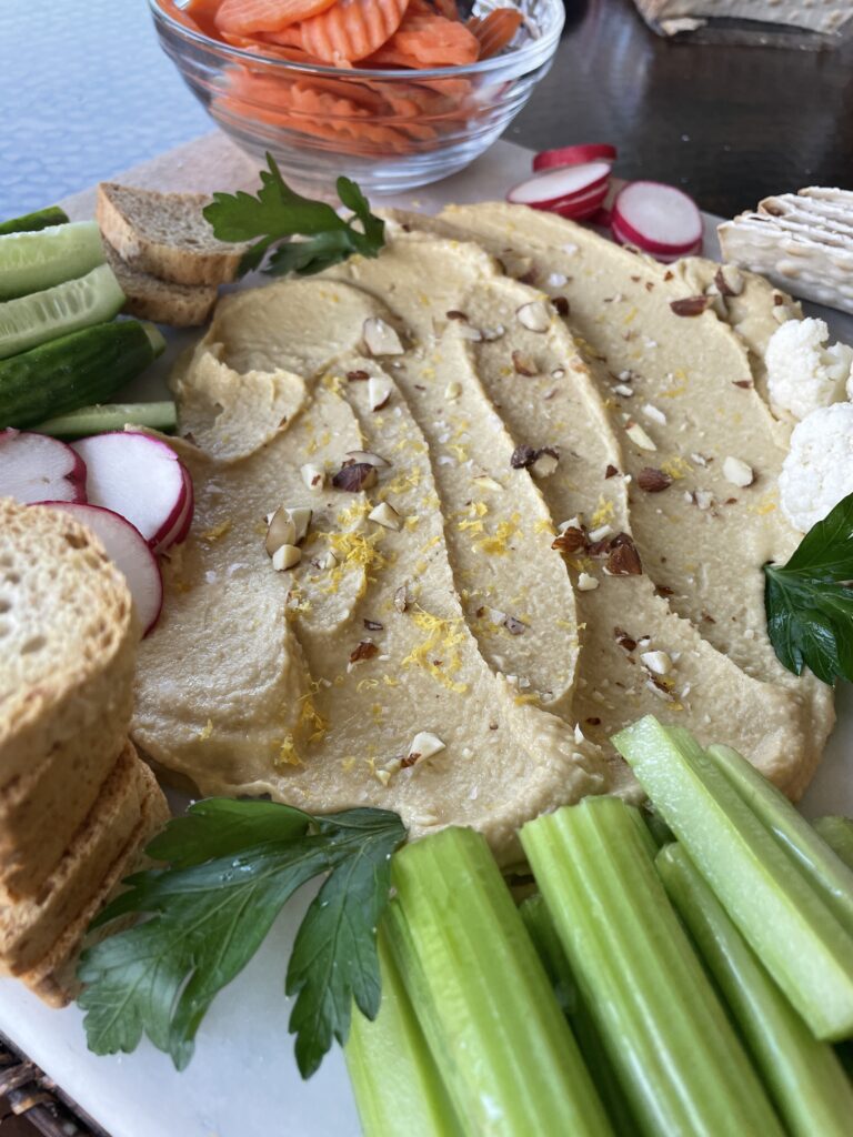 hummus board